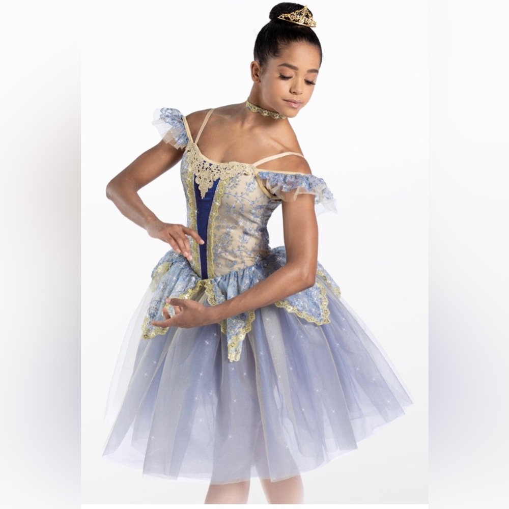 Used Weissman Adult Small Blue Ballet Costume